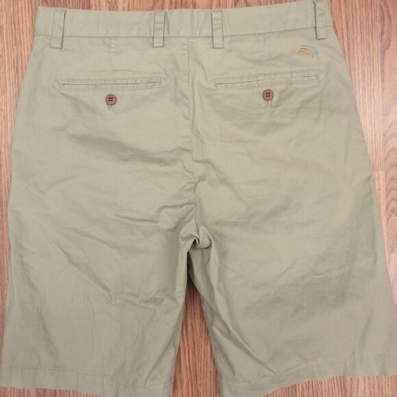 TOMMY BAHAMA REGULAR FIT SHORTS COTTON/SPANDEX SHORTS KHAKI Sz 32 - Picture 4 of 5